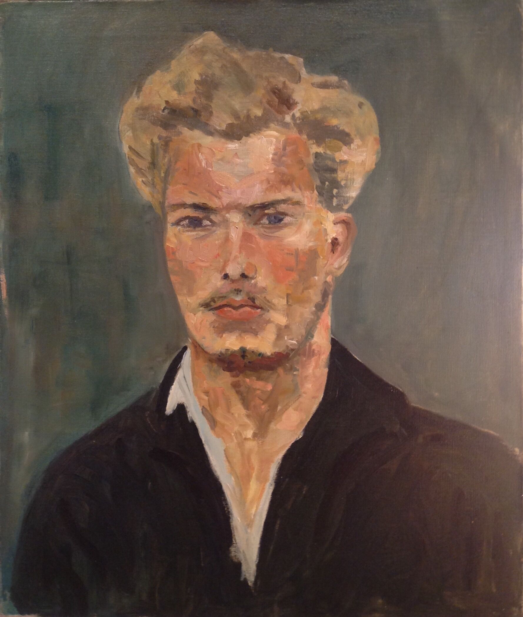 Peinture à l'huile d'homme