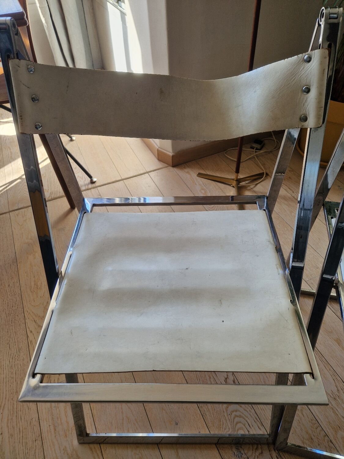 Set of 2 folding chairs Fantoni and Geraci