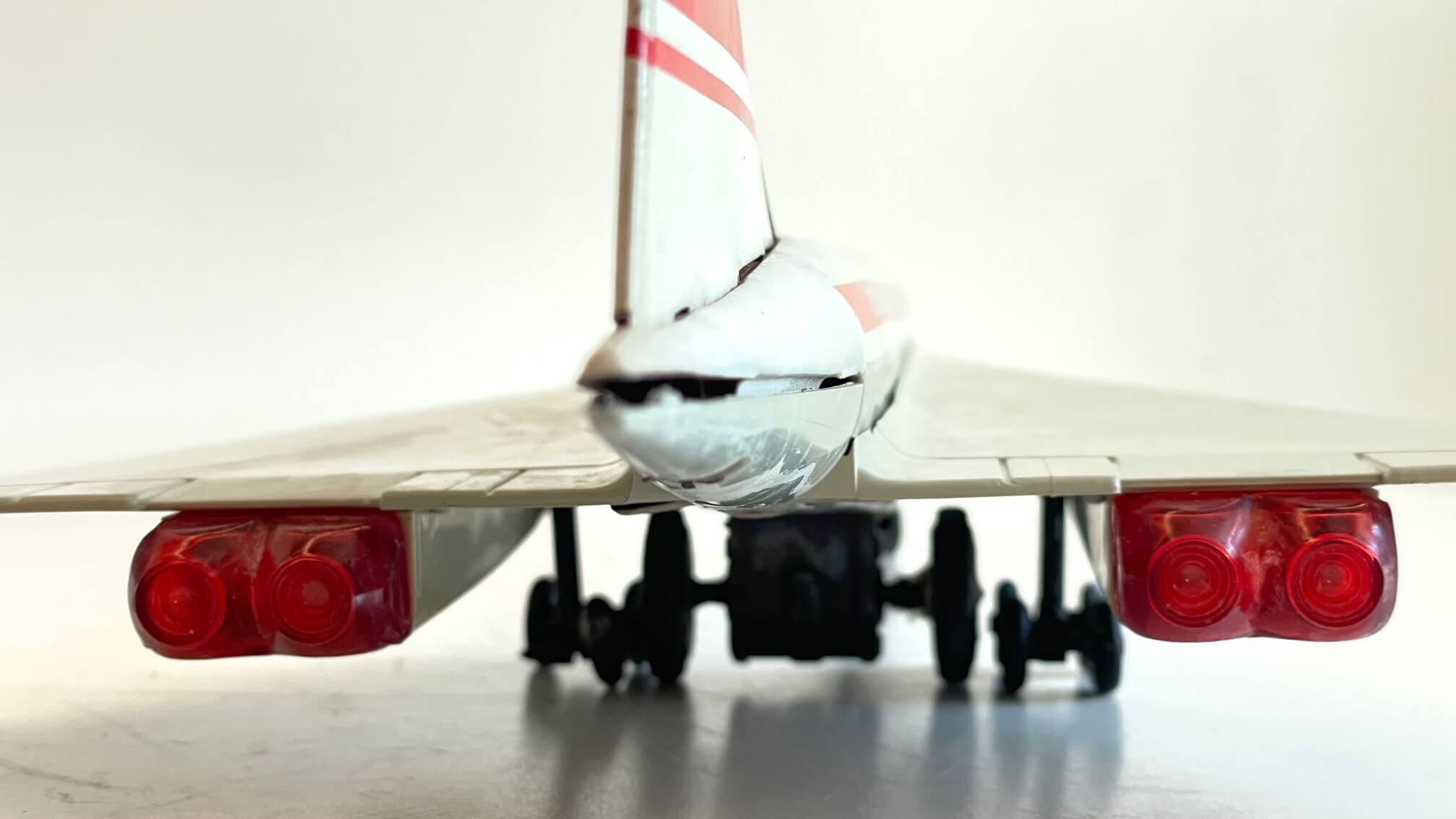 CONCORDE Plane Metal Toy JOUSTRA Vintage