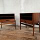 Paire de chevets scandinaves Arne Vodder design danish 1960