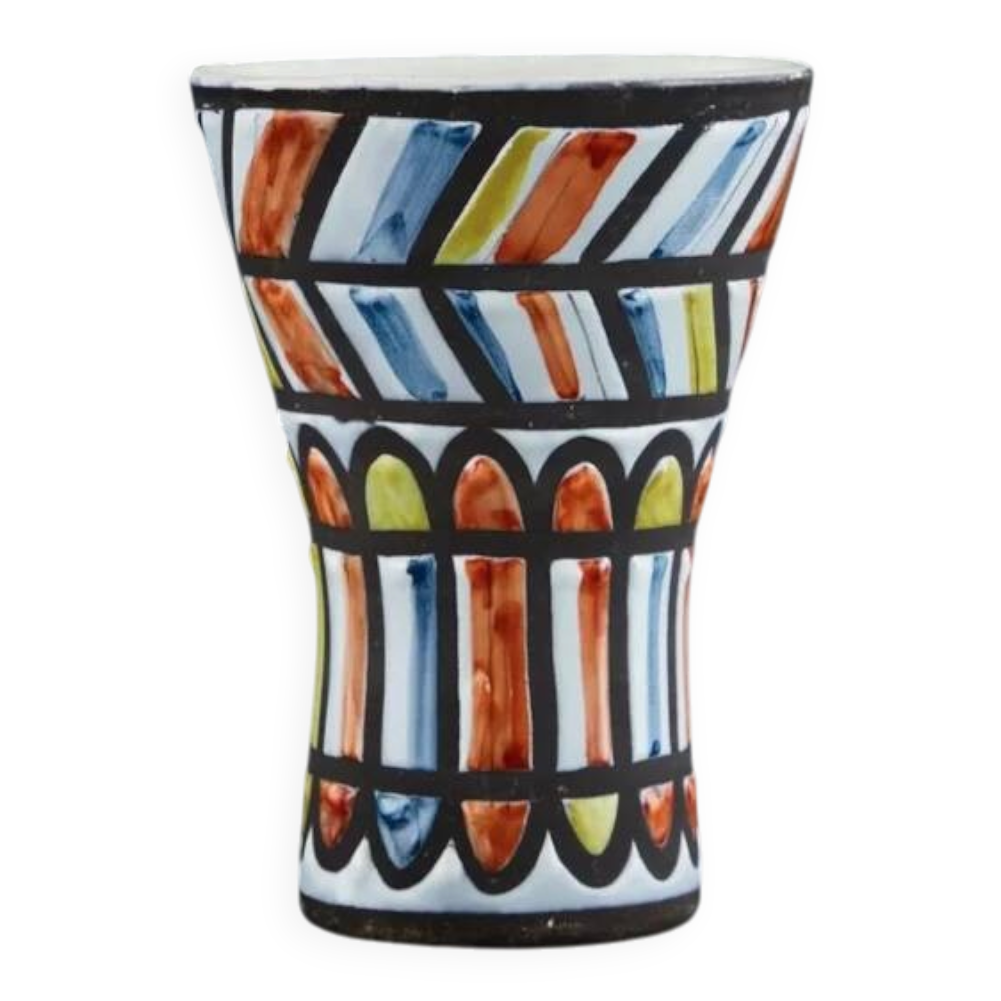 Vase coloré