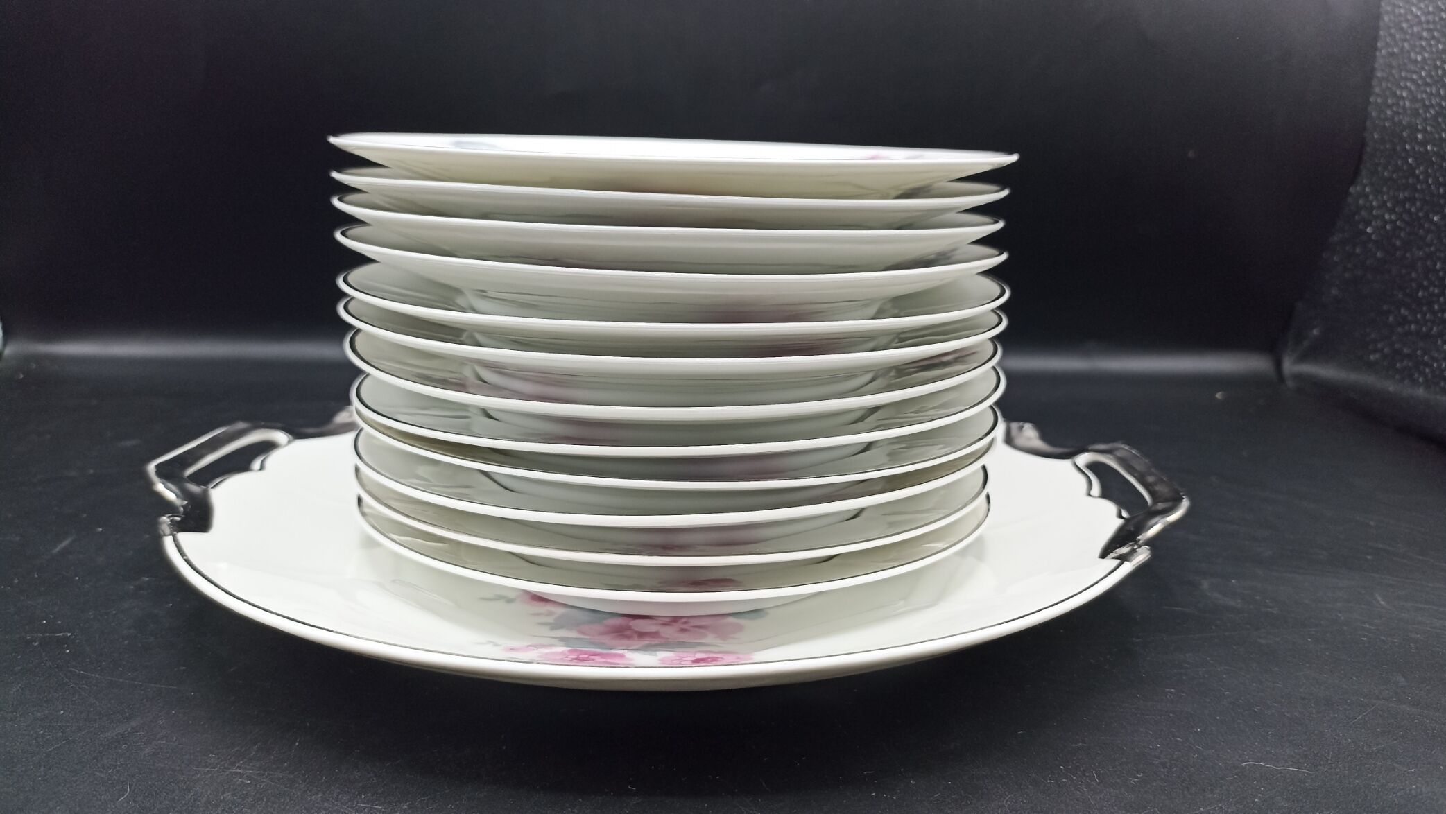 Service à gâteau André Giraud art deco