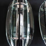 4 vintage italian design veca wall lamps