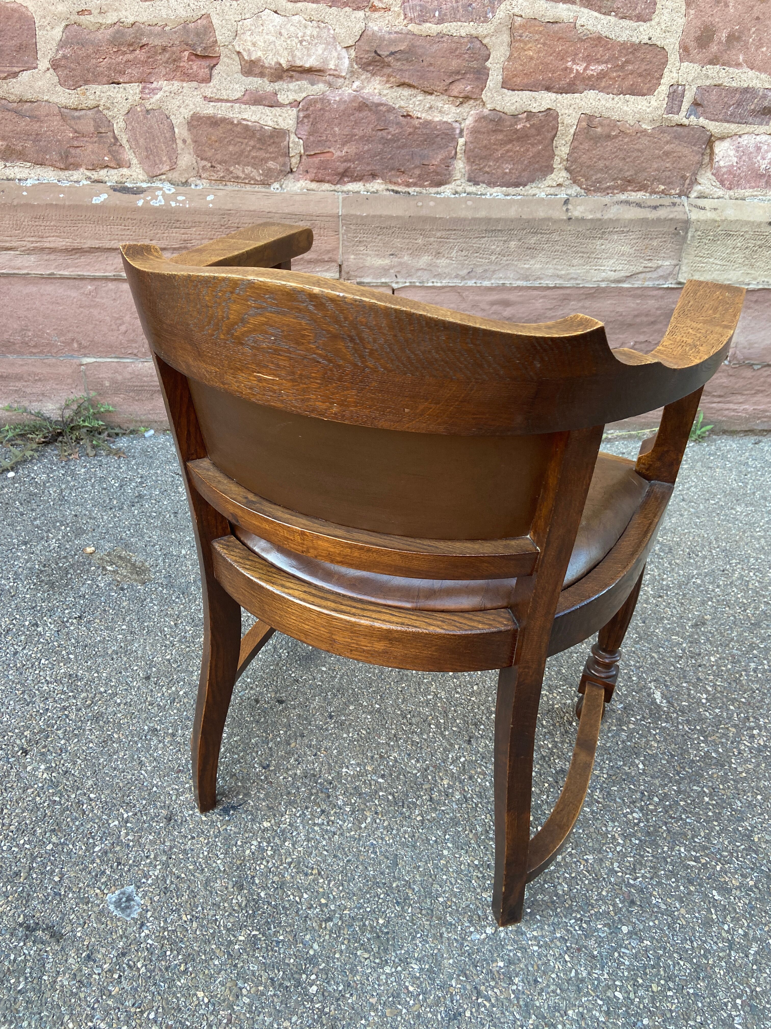 Vintage Art Deco office chair