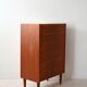 Scandinavian teak chest of drawers with 6 drawers from the 1950s/60s