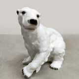 Vintage large porcelain polar bear Royal Dux