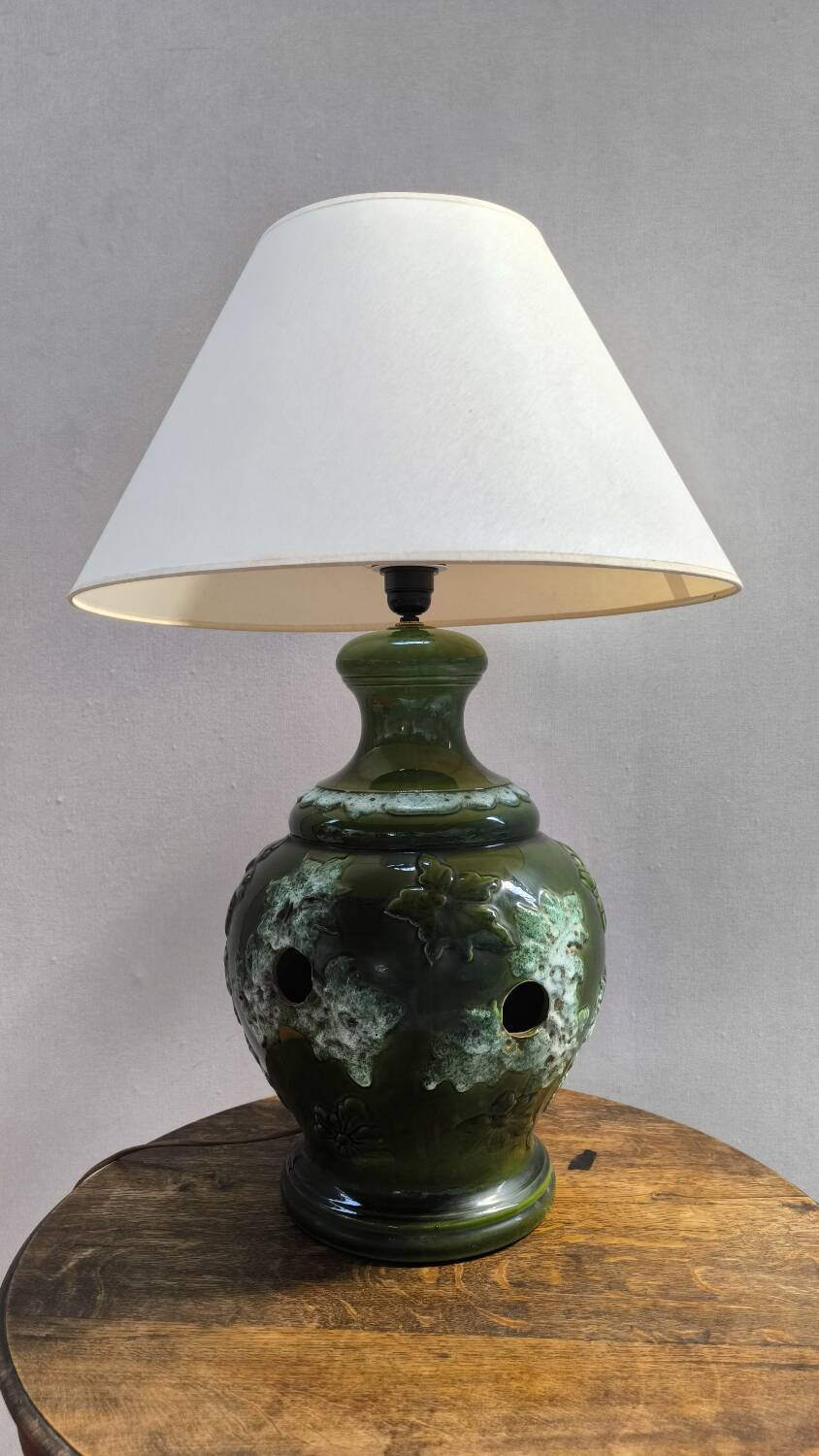 Ceramic lamp from the 60s