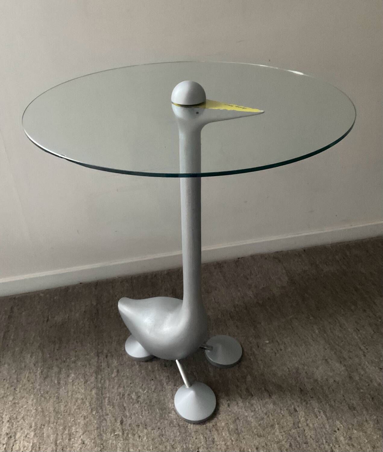 Zanotta “Sirfo” coffee table designed by Alessandro Mendini from the 80s