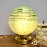 Clichy mint glass hanging lamp