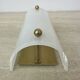 Vintage lucite and brass wall lamp ,1970s