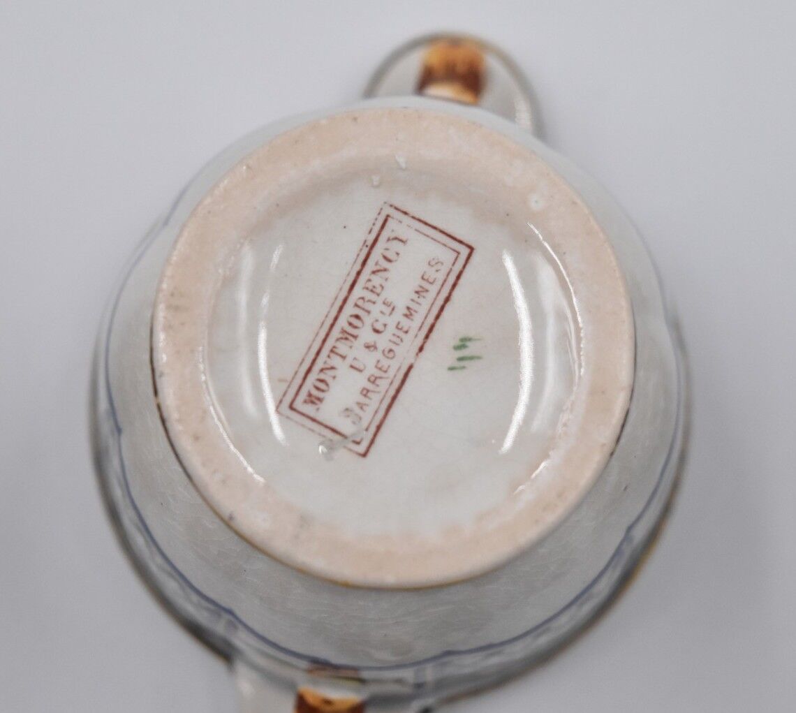 Service a cream Sarreguemines montmorency uc 6 pots 1 tray