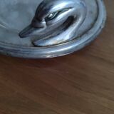 Silver metal tray