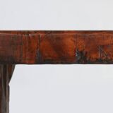 Rustic Spanish dining table, handmade in oak, 16th century