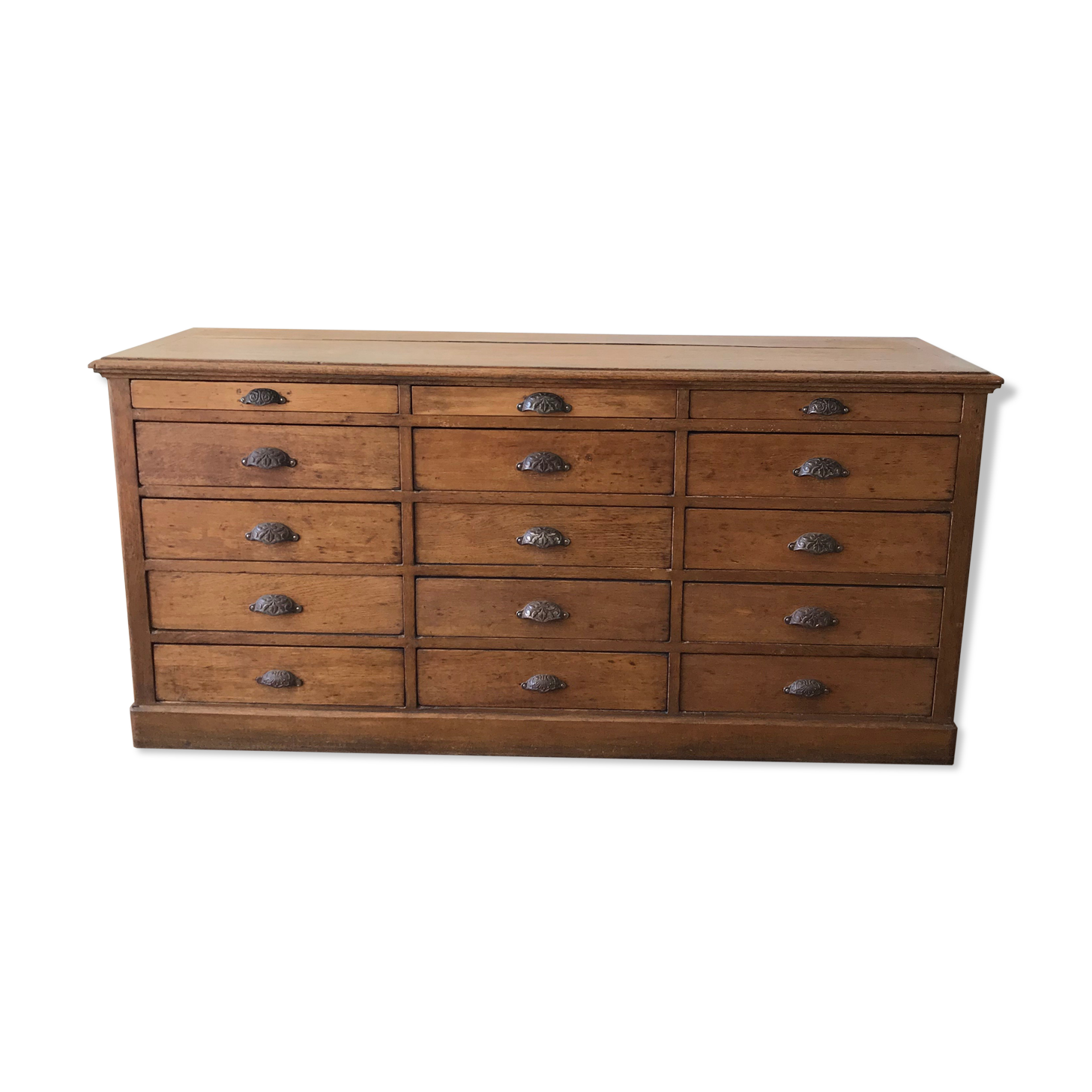 Oak haberdashery counter