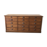 Oak haberdashery counter