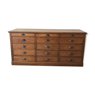 Oak haberdashery counter