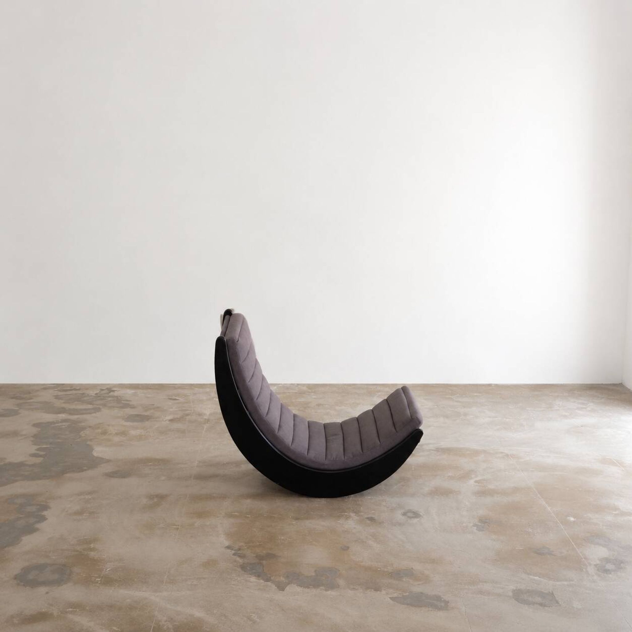 Fauteuil à bascule "Relaxer 2" de Verner Panton par Rosenthal réupholsté