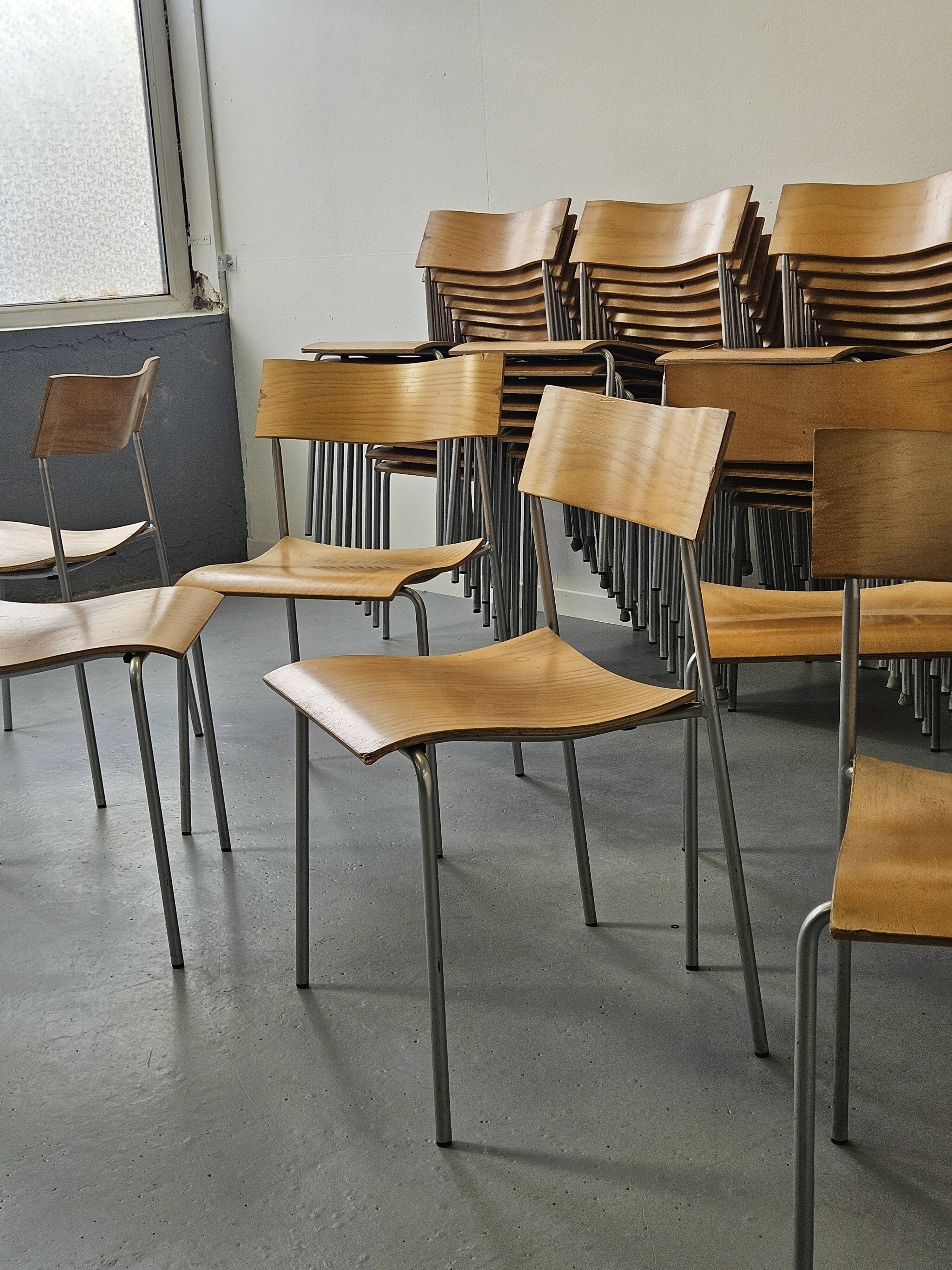 50 Campus chairs by Johannes Foersom, Sweden 1990s