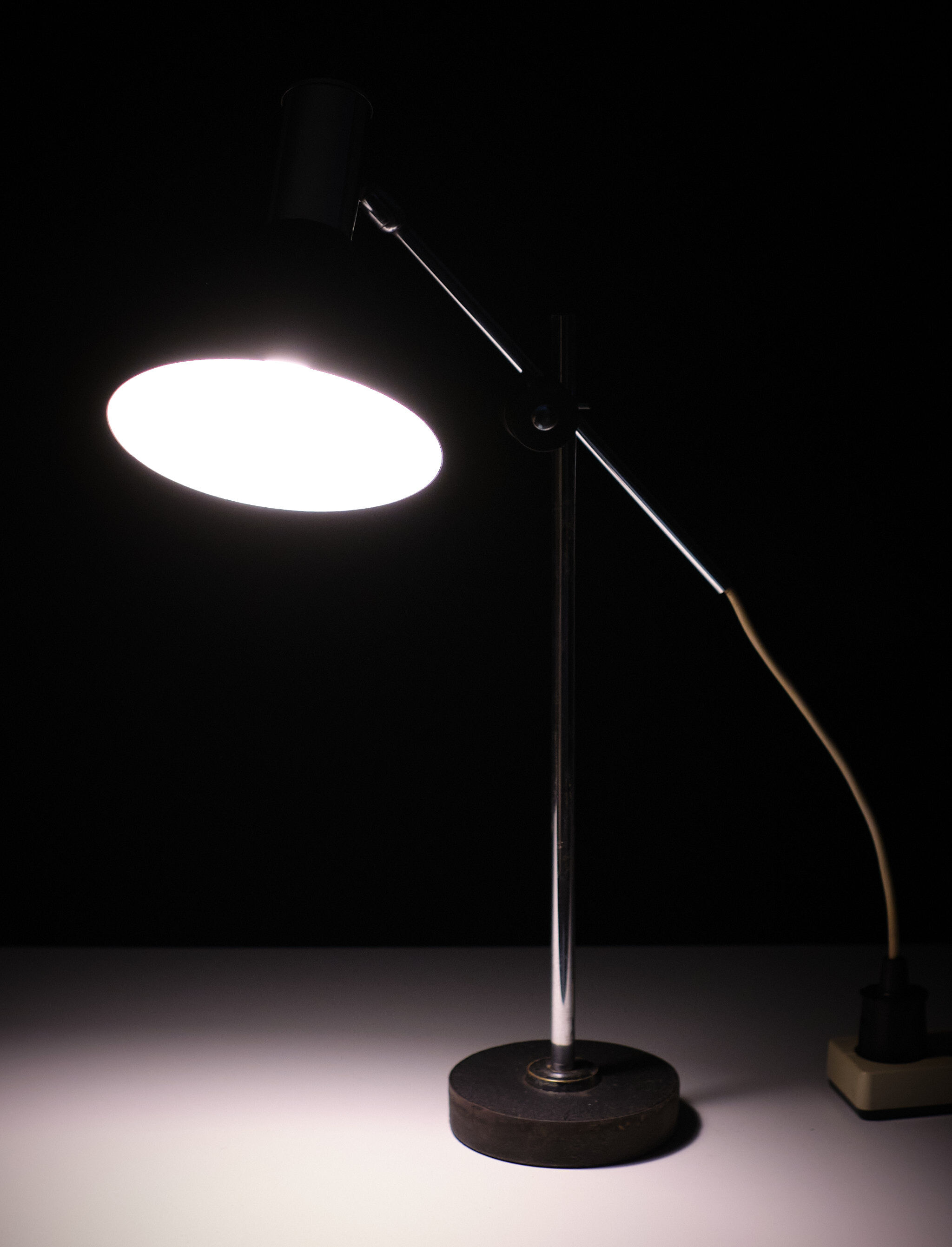 Herda Adjustable Desk Lamp !960s Holland Status: