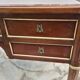 Double-sided mahogany flat desk in louis xvi style