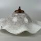 60s 70s Lamp Fixture Ceiling Lamp Flush Mount Doria Glass Space Age