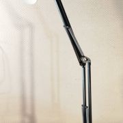 Large black Aluminor articulated desk lamp made in France vintage 1970