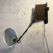 Rare English "Walligraph" accordion lamp, "Radialite" model, 1930s
