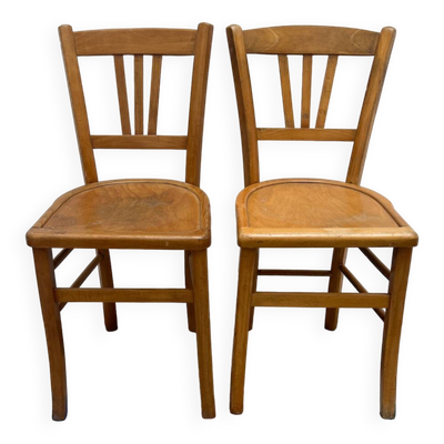 Paire de chaise de bistrot