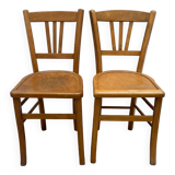 Pair of bistro chairs