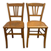 Paire de chaise de bistrot