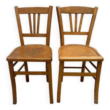 Pair of bistro chairs