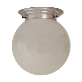 Ceiling lights apply globe ball glass opaline white vintage lamp light old school 20cm