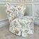 Fauteuils/chaises cocktail vintage à motifs floraux