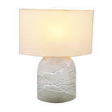 Glass table lamp by Peil and Putzler, 1960s