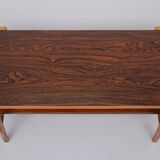 Mid Century Modern 1960s Rosewood Coffee Table