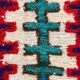 Azilal vintage wool and handmade cotton rug 70x180 cm