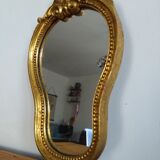 Miroir doré ancien belle patine