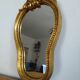 Old golden mirror beautiful patina