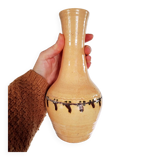 Glazed terracotta vase