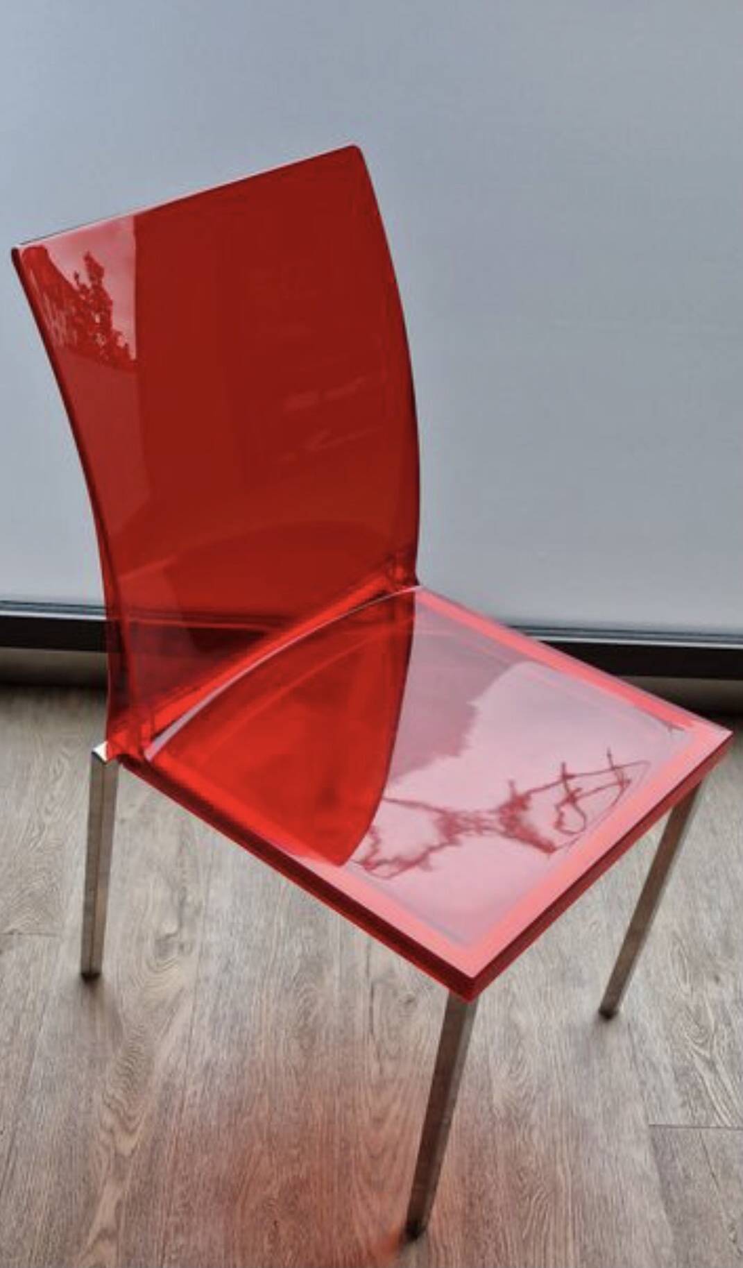 6 70's Pedrali design chairs