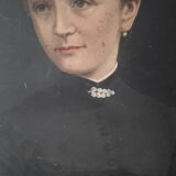 Tableau portrait femme  1900
