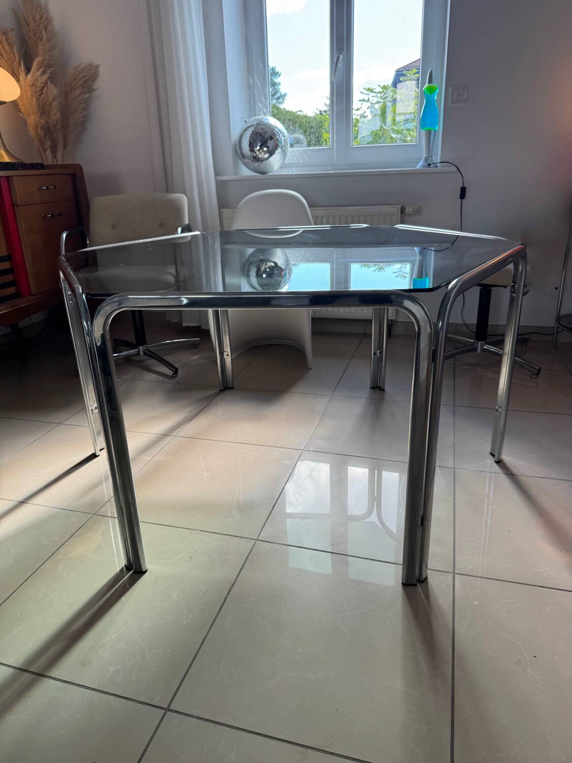 Table de salle à manger hexagonale, 1970