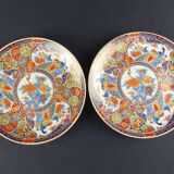 Pair of vintage Taous porcelain dessert plates, Morocco