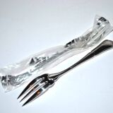 Lot de 2 fourchettes à poisson en métal argenté reneka filet spatours 18cm