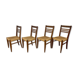 Set de 4 chaises Vibo Vesoul bois