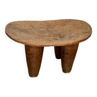 Senoufo seat in wood primitive african art appraised from galerie garcia