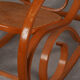 Vintage bentwood rocking chair by Luigi Crassevig, Italy 1970s
