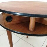 Worker / pedestal table / tripod side table 50s/60s