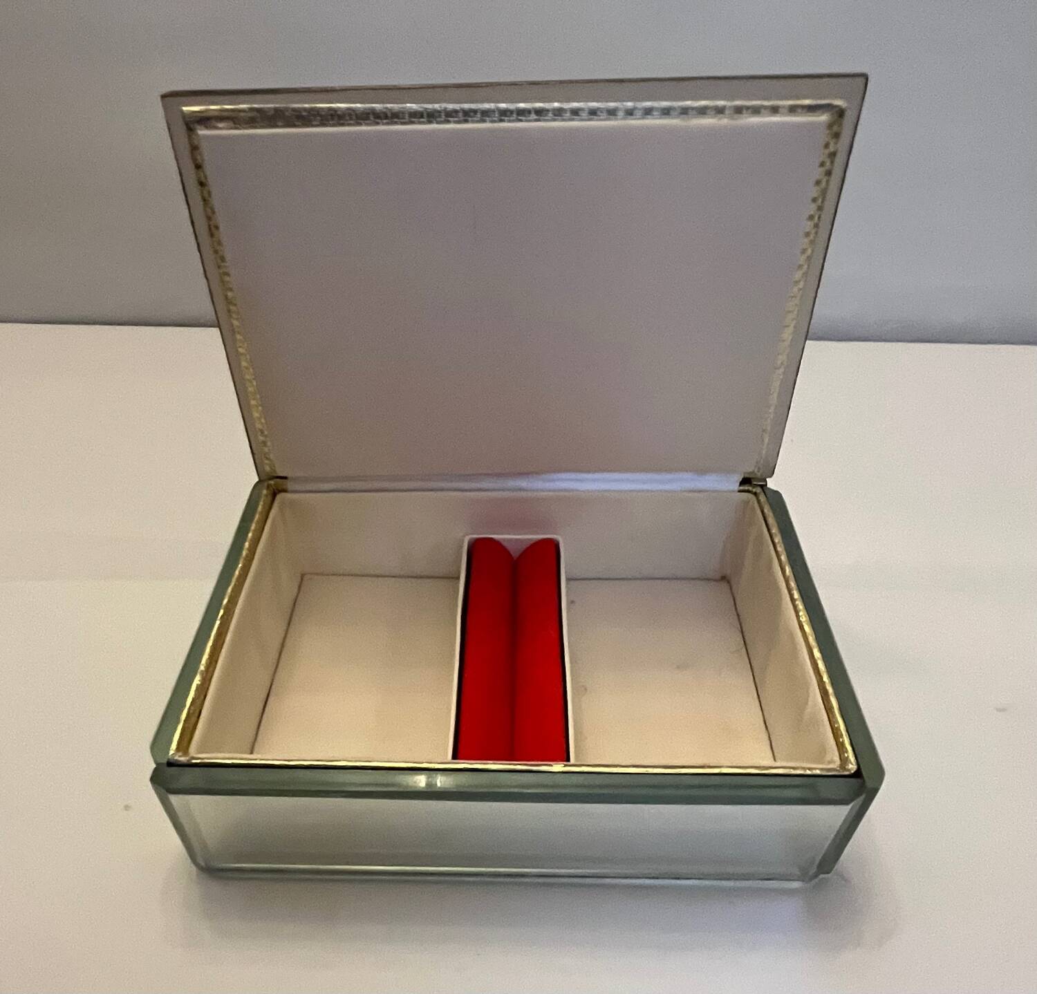 Beveled Mirror Jewelry Box