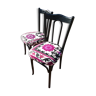 Paire de chaises bistrot relookée